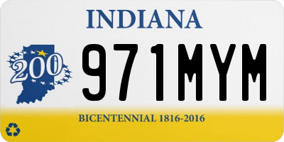 IN license plate 971MYM