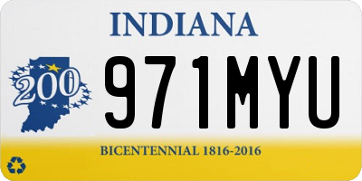 IN license plate 971MYU