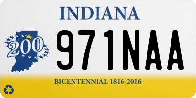 IN license plate 971NAA