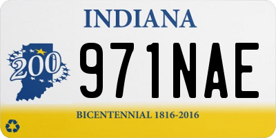 IN license plate 971NAE