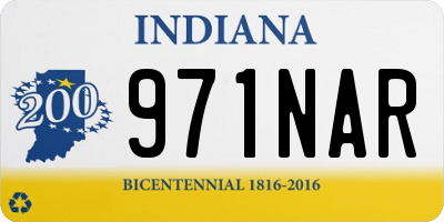 IN license plate 971NAR