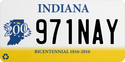 IN license plate 971NAY