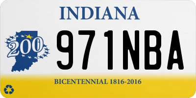 IN license plate 971NBA