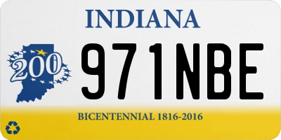 IN license plate 971NBE