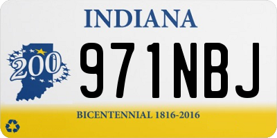 IN license plate 971NBJ