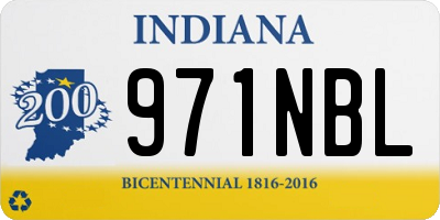 IN license plate 971NBL