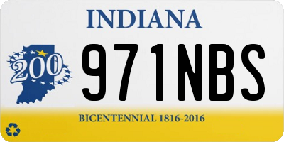 IN license plate 971NBS