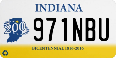 IN license plate 971NBU