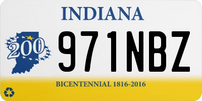 IN license plate 971NBZ