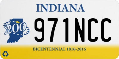 IN license plate 971NCC