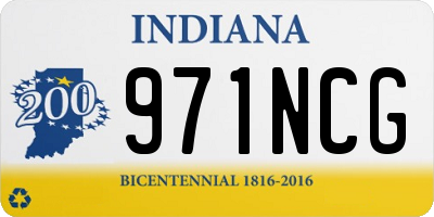 IN license plate 971NCG