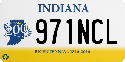 IN license plate 971NCL
