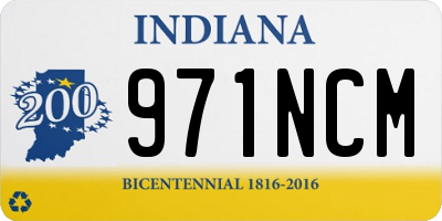 IN license plate 971NCM