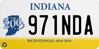 IN license plate 971NDA