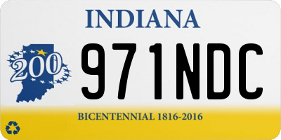 IN license plate 971NDC