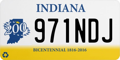 IN license plate 971NDJ