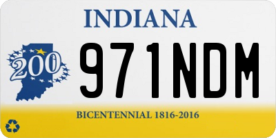 IN license plate 971NDM