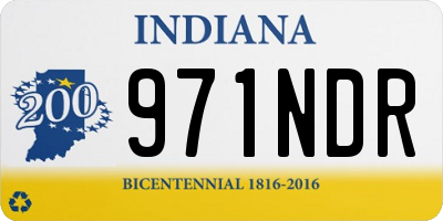 IN license plate 971NDR