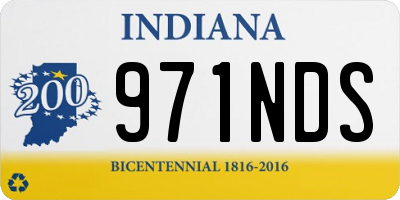 IN license plate 971NDS