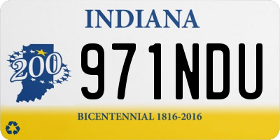 IN license plate 971NDU