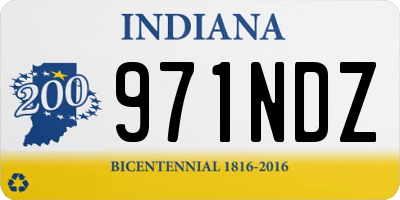 IN license plate 971NDZ