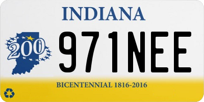 IN license plate 971NEE