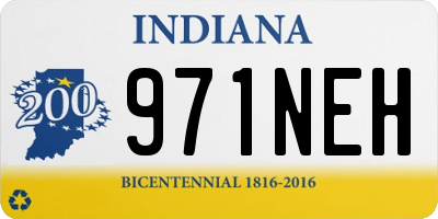 IN license plate 971NEH