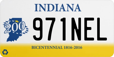 IN license plate 971NEL