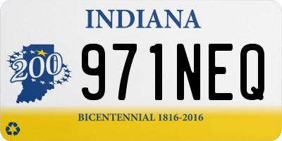 IN license plate 971NEQ