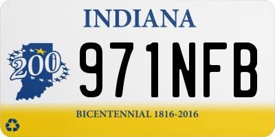 IN license plate 971NFB