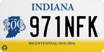 IN license plate 971NFK