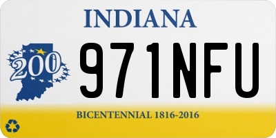 IN license plate 971NFU