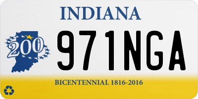 IN license plate 971NGA