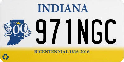 IN license plate 971NGC
