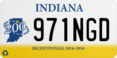 IN license plate 971NGD