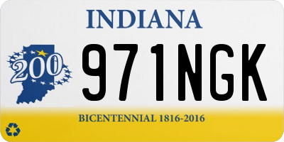 IN license plate 971NGK