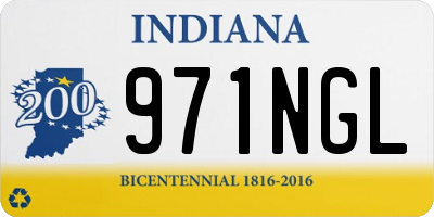 IN license plate 971NGL