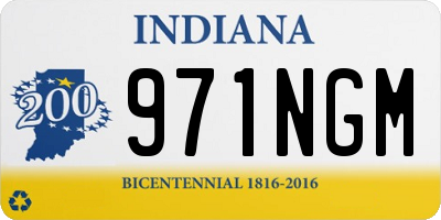 IN license plate 971NGM