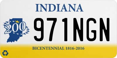 IN license plate 971NGN