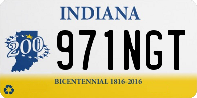 IN license plate 971NGT
