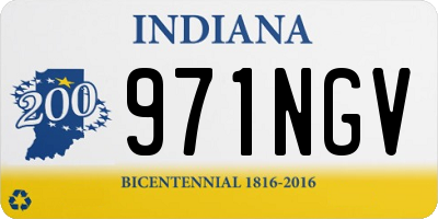 IN license plate 971NGV
