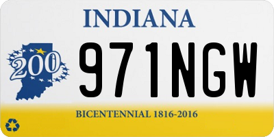 IN license plate 971NGW