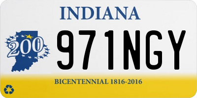 IN license plate 971NGY