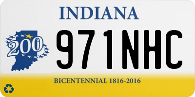 IN license plate 971NHC