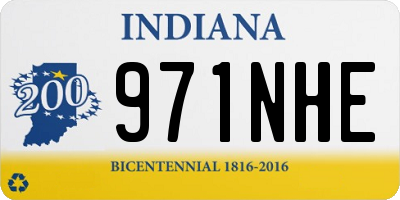 IN license plate 971NHE