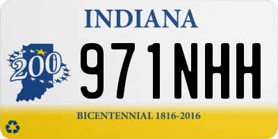 IN license plate 971NHH