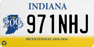 IN license plate 971NHJ