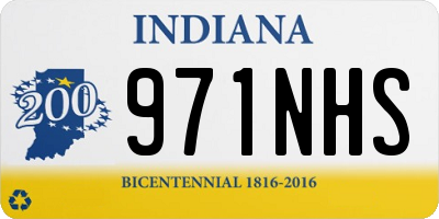 IN license plate 971NHS
