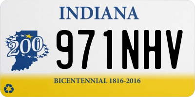 IN license plate 971NHV