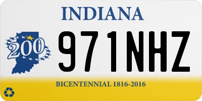 IN license plate 971NHZ